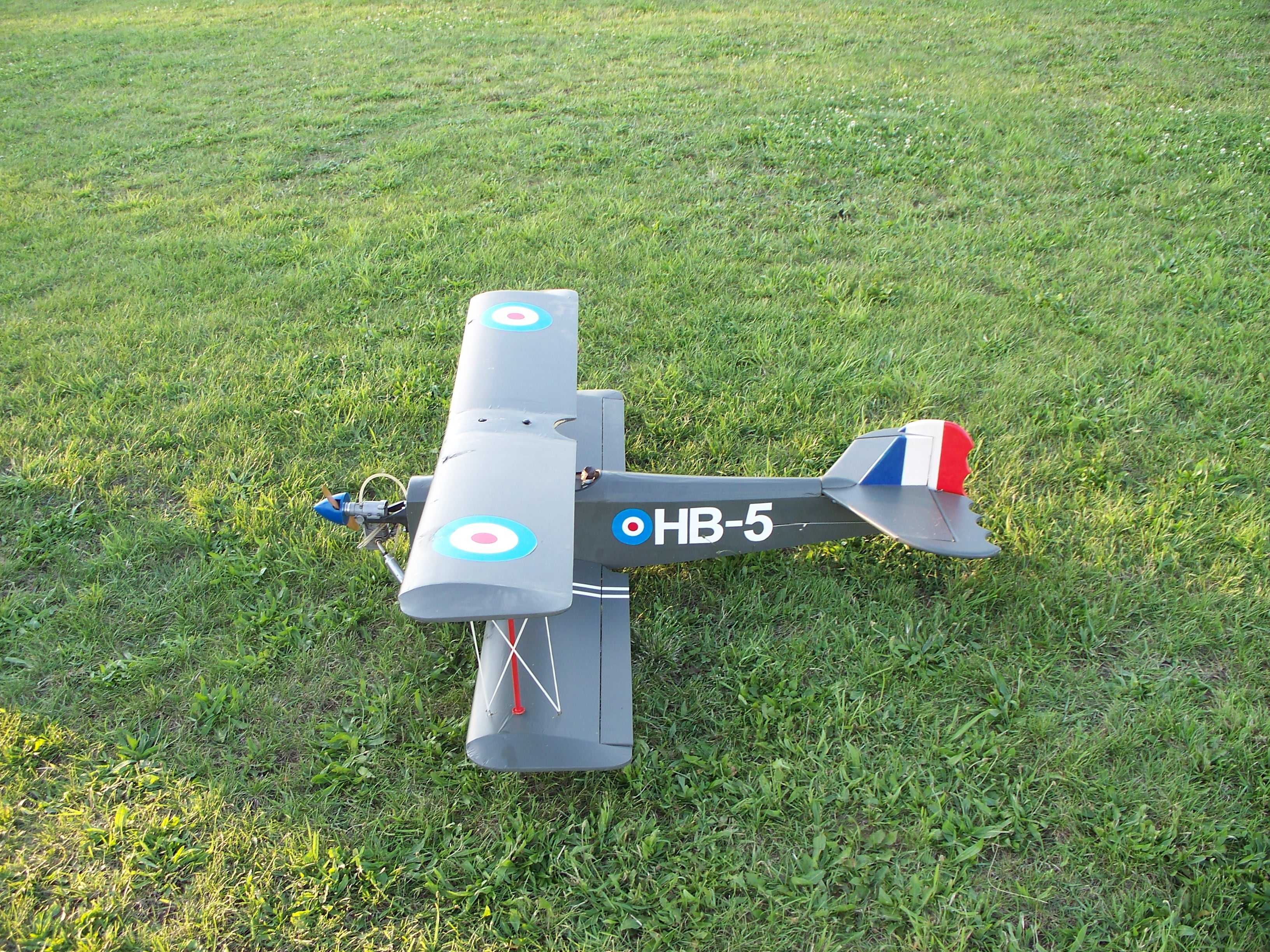 Model dwupłatowca  "Bies"