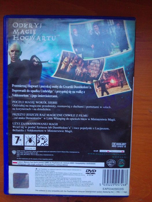 Gra Harry Potter zakon Feniksa ps2