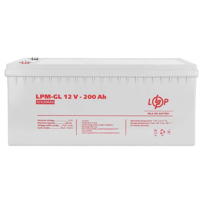 Гелевый аккумулятор АКБ LogicPower GL 12v 20\40\55\65\100\120\150\200