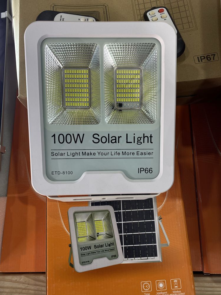 Solar лампи на сонячних панелях