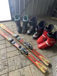 Buty narciarskie narty