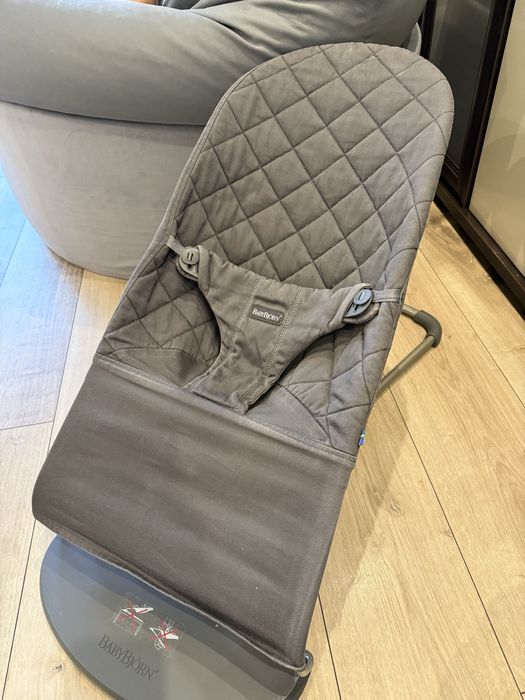 Дитячий шезлонг-гойдалка BabyBjorn Bliss Антрацит