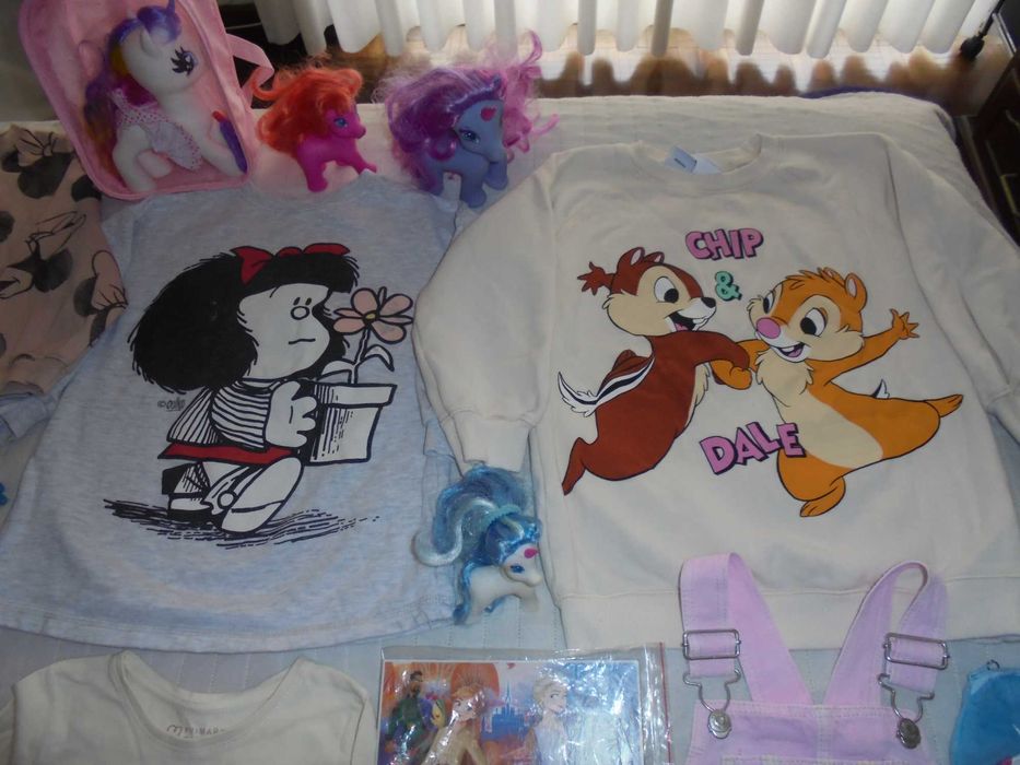 lote de roupa de menina os chinelos cor de rosa