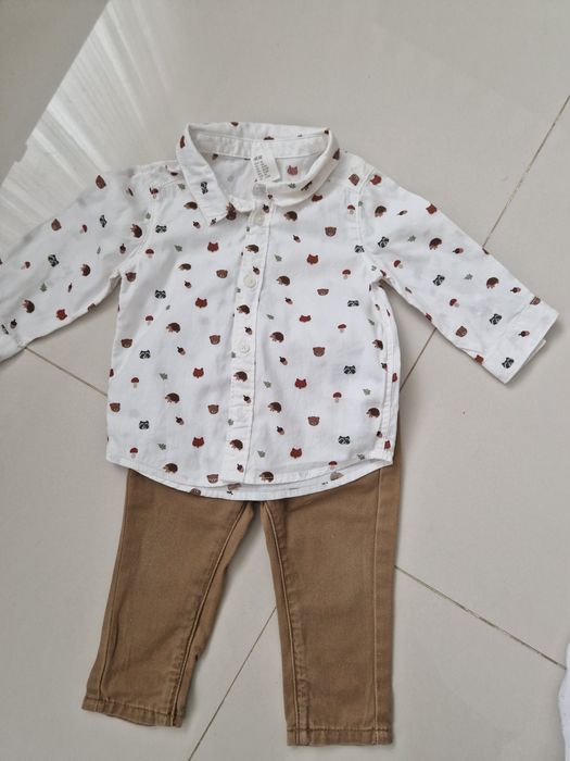 Koszula świąteczna 68 spodnie