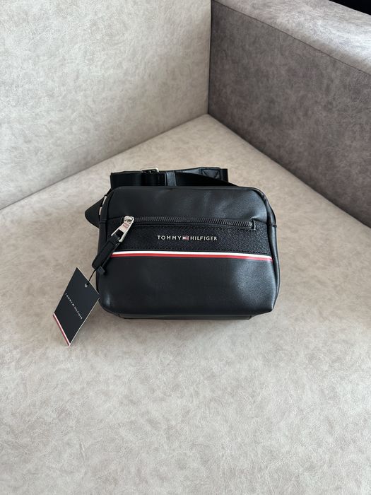 Сумка Tommy Hilfiger месенжер шкіряний томми хилфигер томмі хілфігер