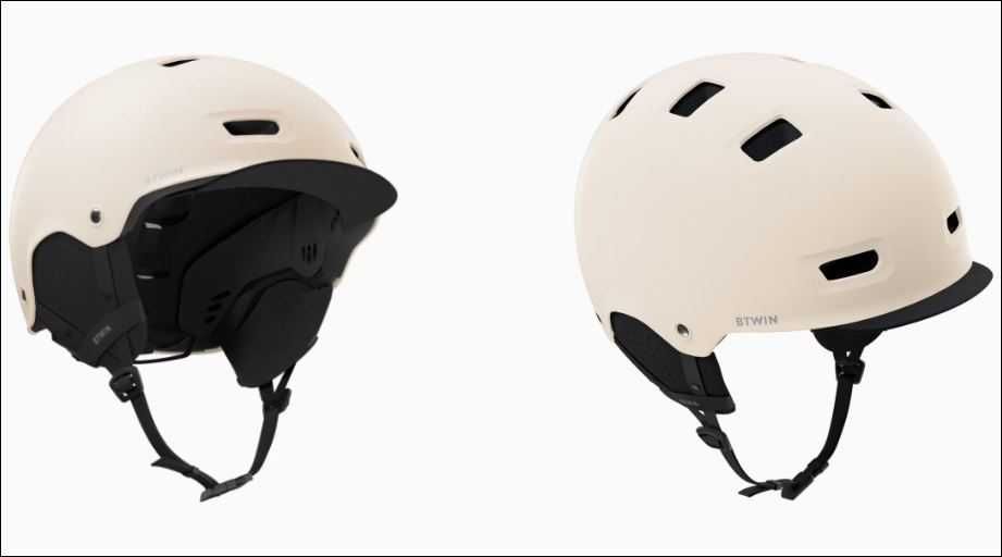 Capacete de Ciclismo Branco - BTWIN