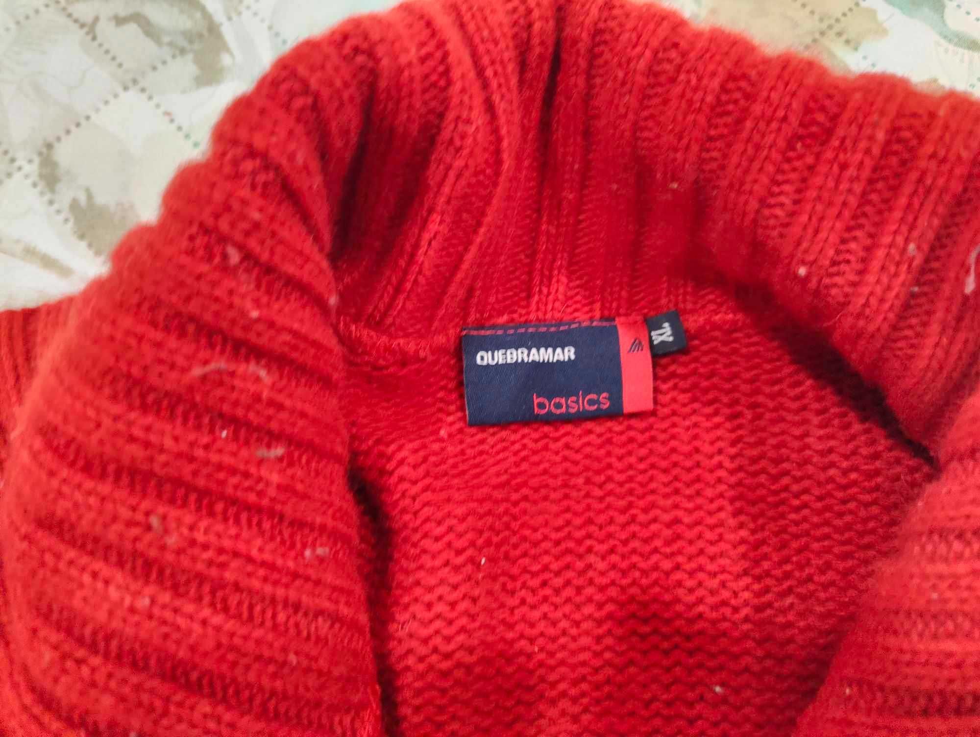 Casaco vermelho Quebramar tam. XL