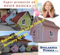 SUPER PROMOCJA!!! Bajkowy domek drewniany do ogrodu