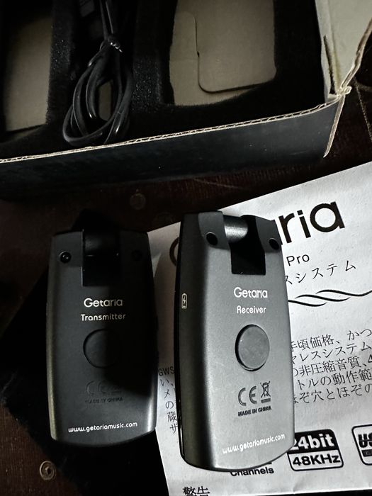 Getaria  GWS X3 Pro Бездротовий приймач для гітари, гітарна система