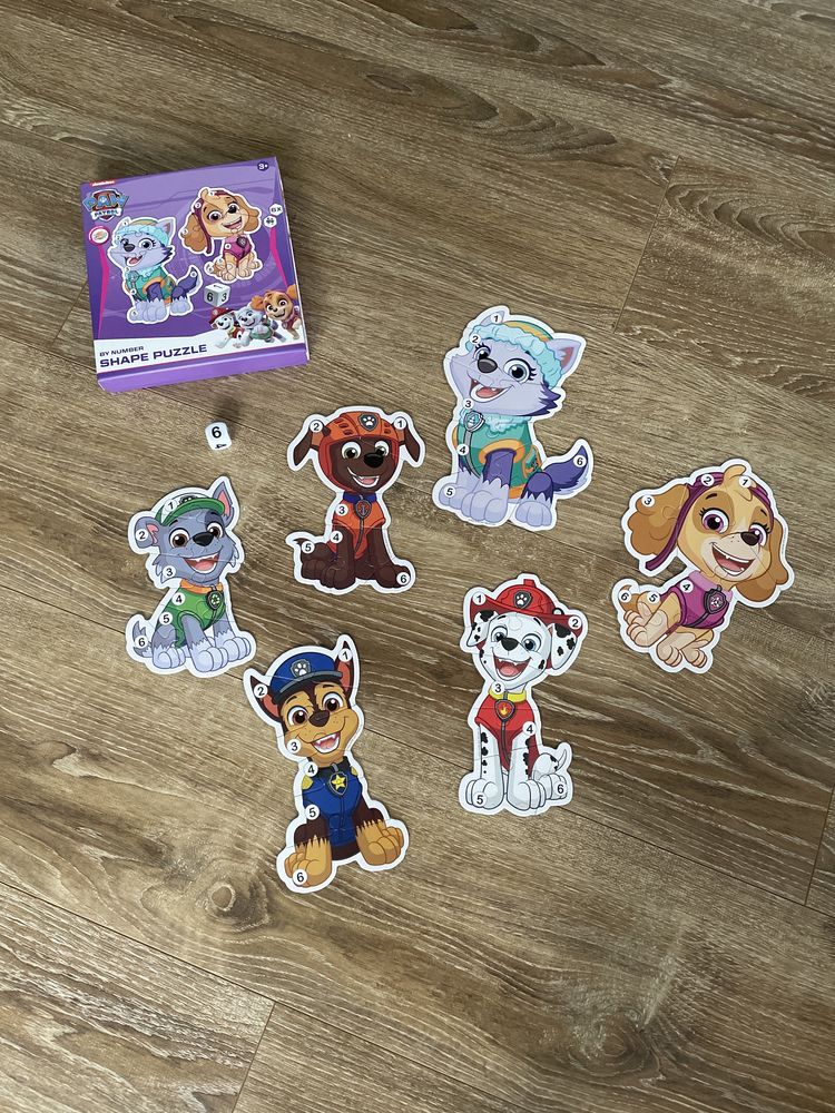 Puzzle psi patrol stan idealny dwa zestawy
