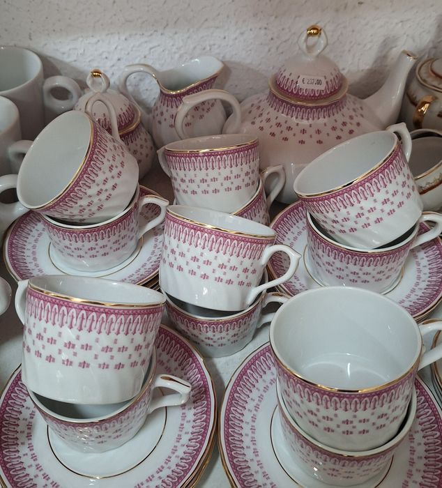 Serviço de Chá em porcelana (Quinta Nova)