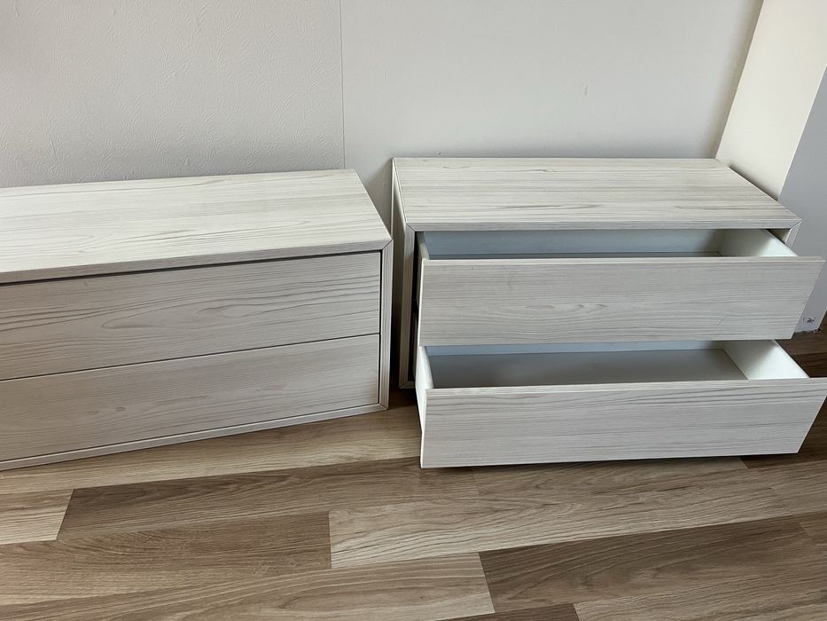 Szafki nocne wiszące - ikea eket - cena za komplet