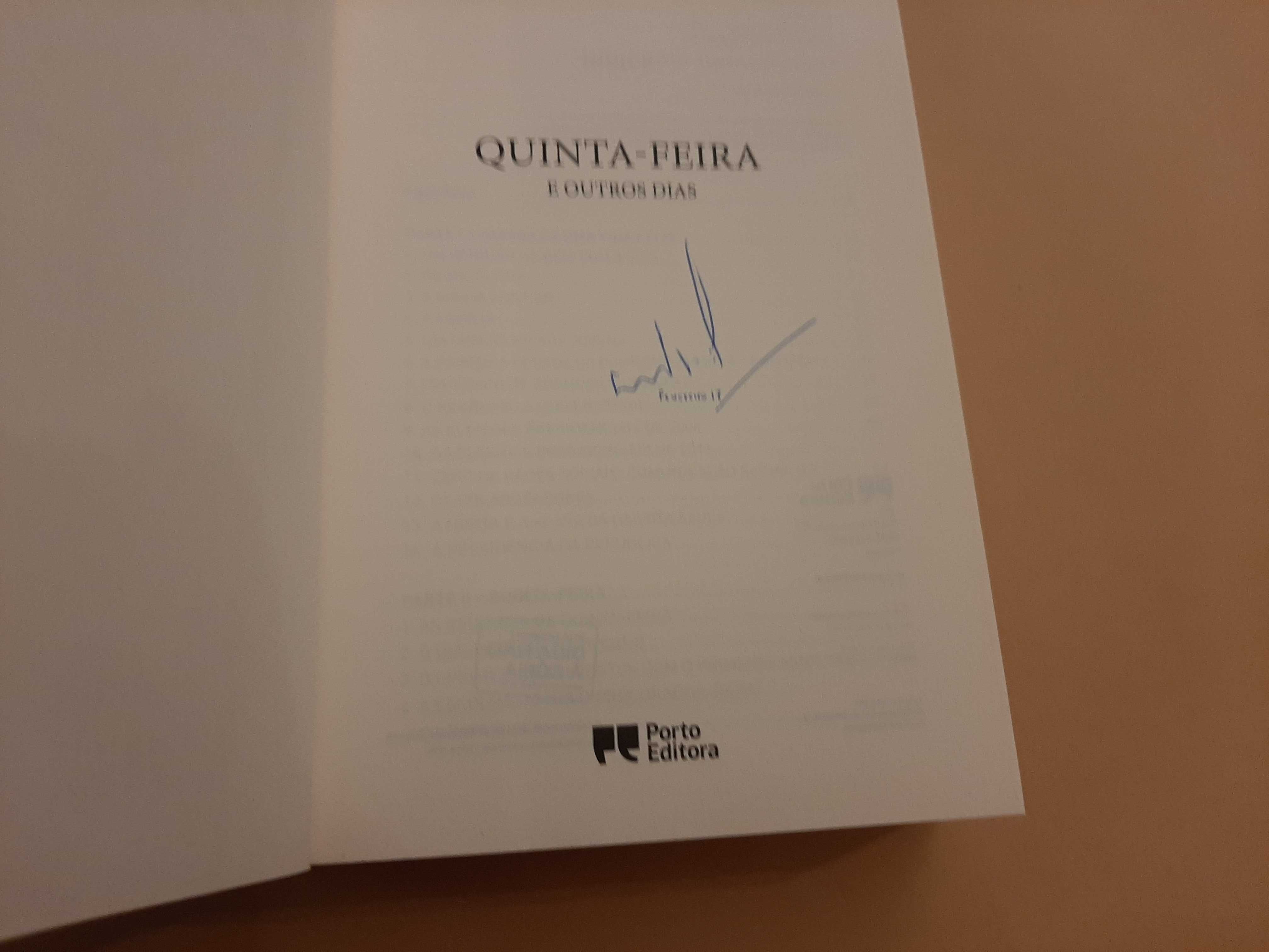 Quinta-feira e Outros Dias// Aníbal Cavaco Silva  Vol 1