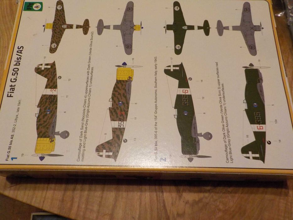 fiat g.50 bis/as "fly" 1/72