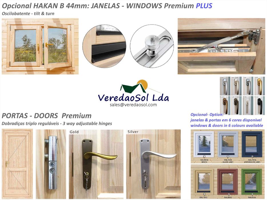 Casa Madeira HAKAN B Economy ou Premium PLUS T1 - Área 55.2m²