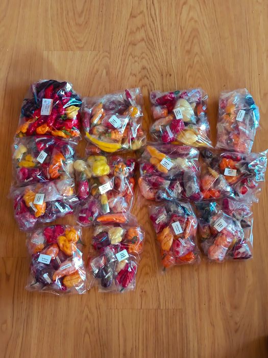 Caixas de malagueta fresca ardência baixa