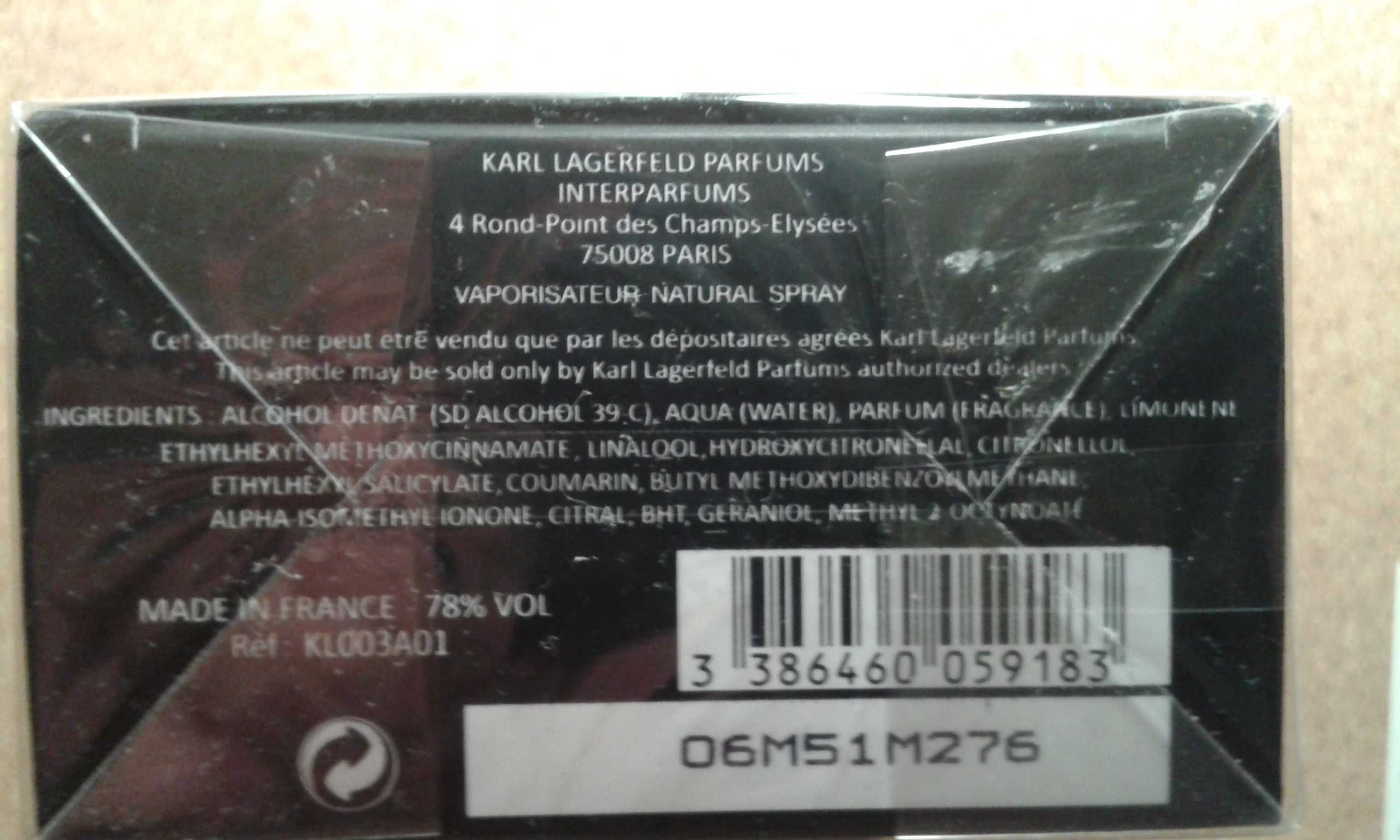 Perfumy Męskie Karl Lagerfeld