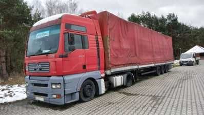 Ciągnik siodłowy MAN TGA 18.390 4X2 LLS-U Z NACZEPĄ KOGEL S24
