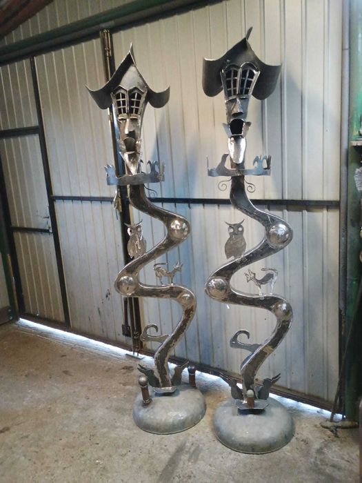 Strach ogrodowy rękodzieło