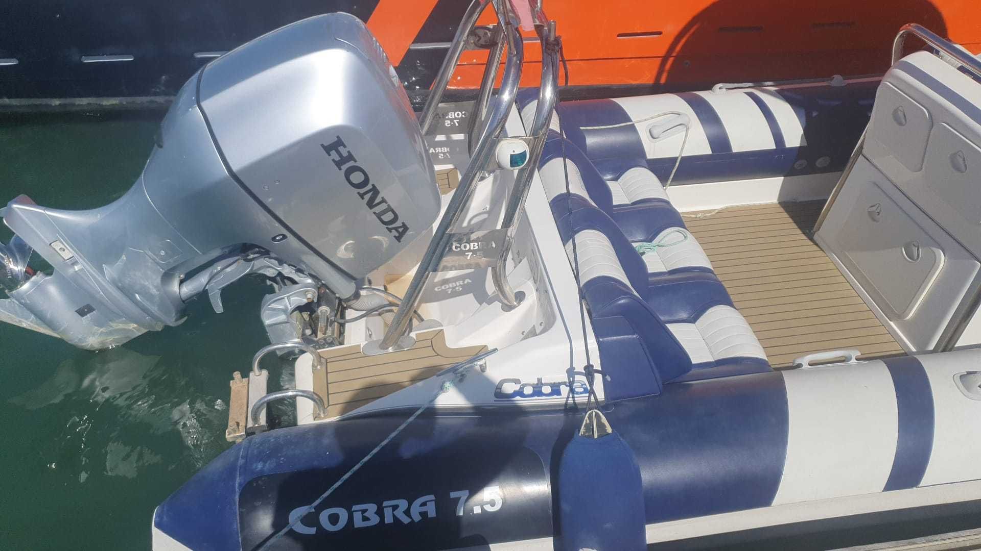 2002 Cobra 7.5m RIB – Honda 200CV 4 Tempos, Excelente Estado