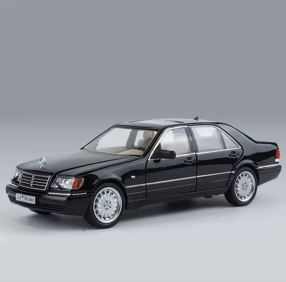 1:24 машинка Mercedes Benz W 140 металева колекційна модель іграшка