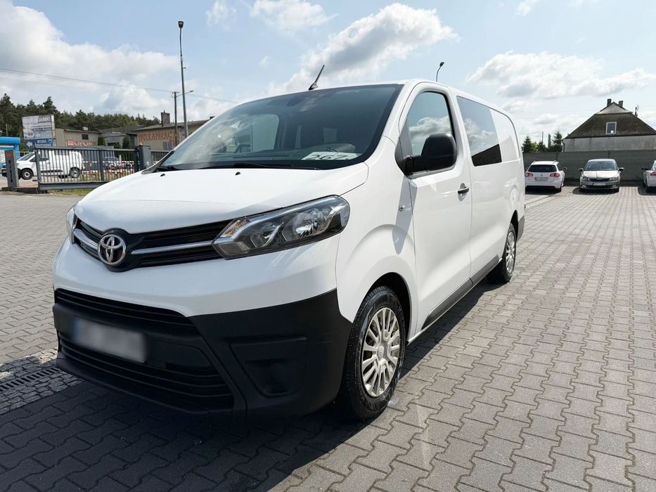 Toyota Proace Long 6-miejsc Doka Brygadówka Salon PL  NR.267, Klimatyzacja, Tempomat, Long, 6-miejsc DOKA SUPER