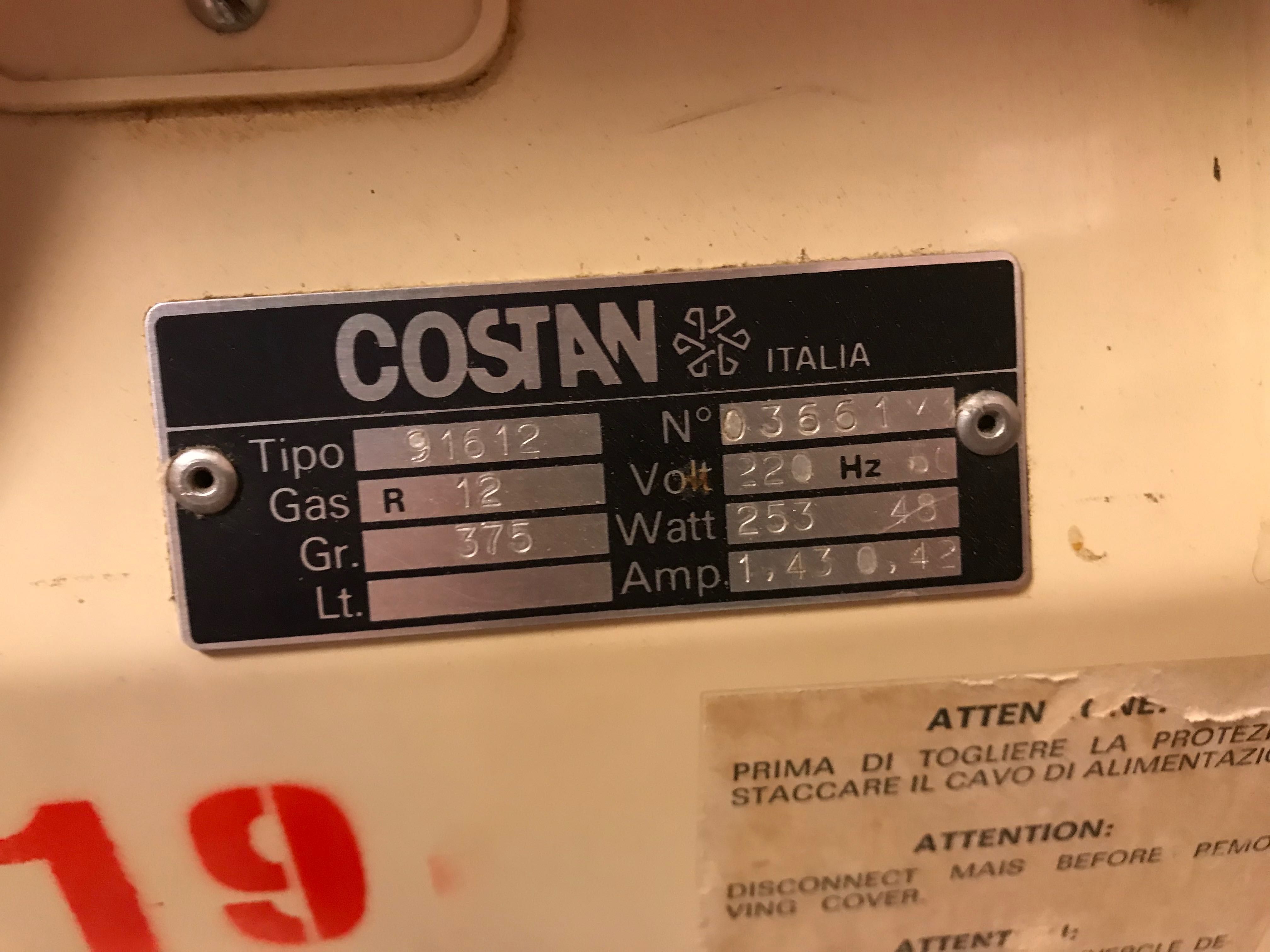 Lada chłodnicza Costan
