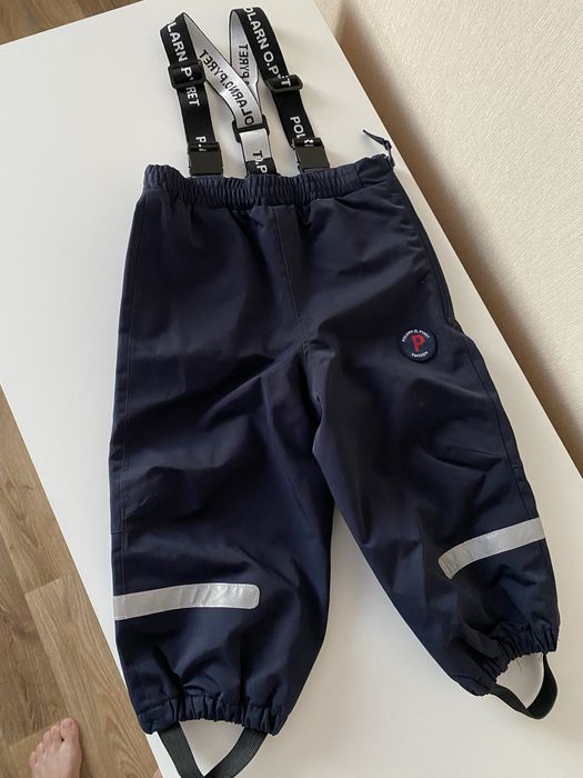 Водонепроникні  штани на підтяжках,  polarn o.pyret sweden 12-18