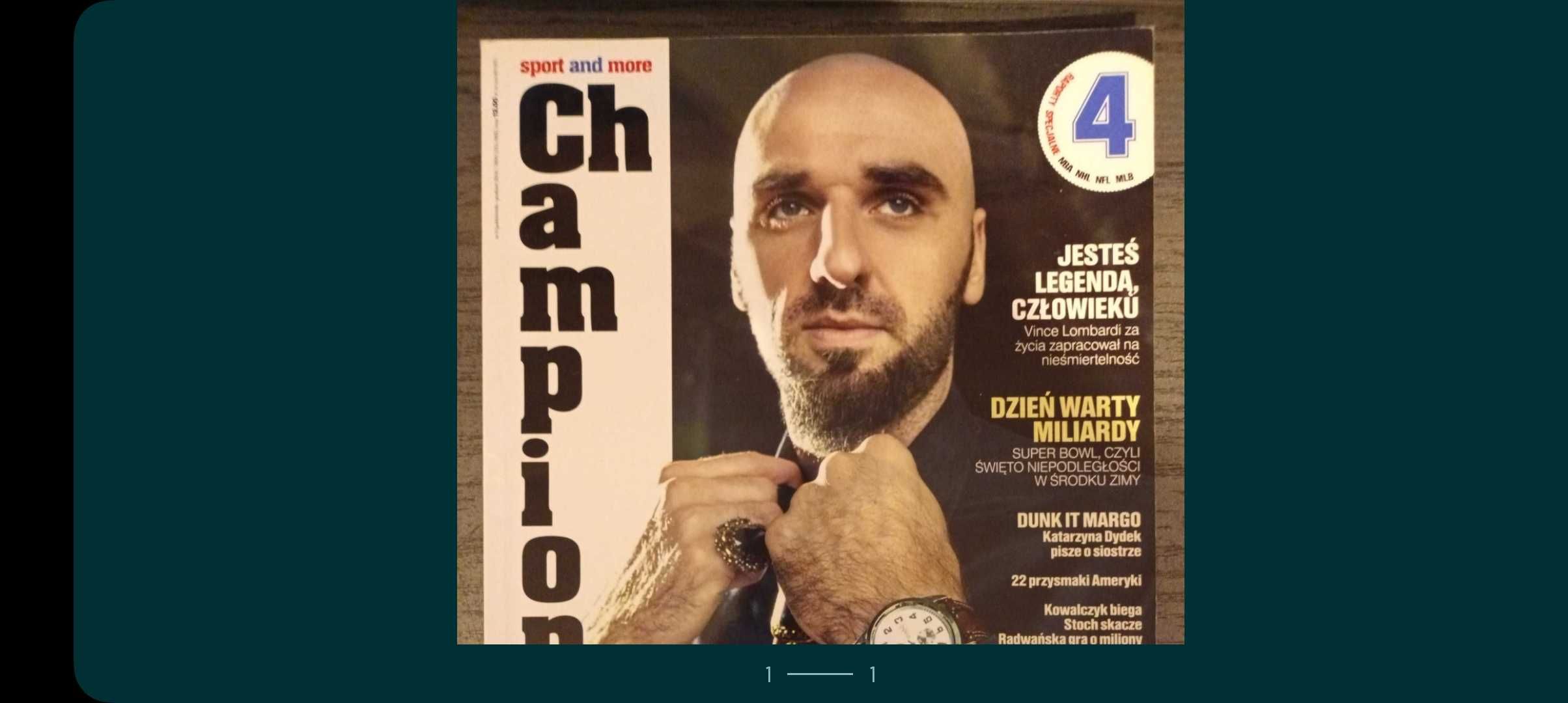 Champion magazyn nr 4 2014 Marcin Gortat NBA NFL