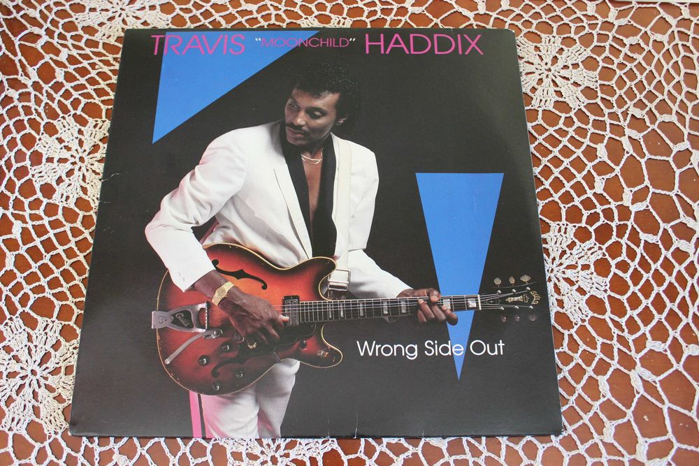 Travis Moonchild Haddix – Wrong Side Out (LP, USA Ichiban Records) NM