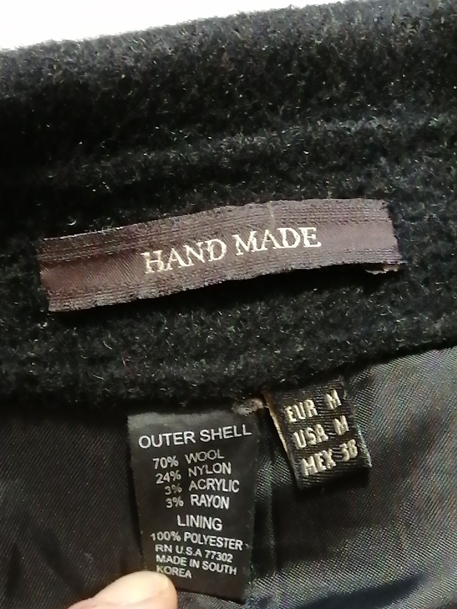 Sobretudo M  antracite,  clássico, Zara"hand made" . Muito bom estado.