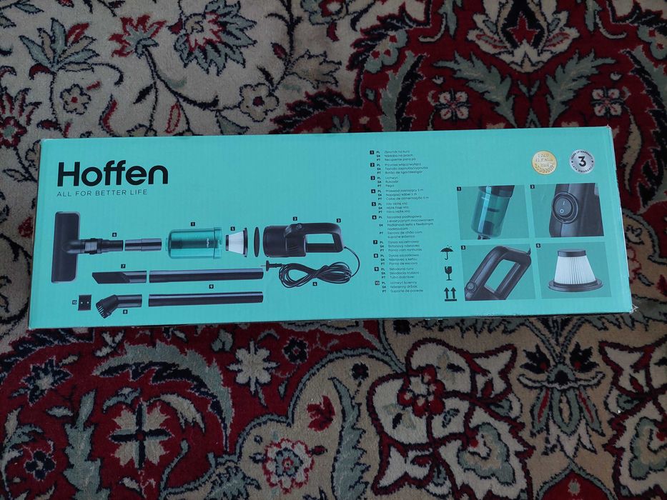 Odkurzacz pionowy hoffen 2w1 - 600 Wat