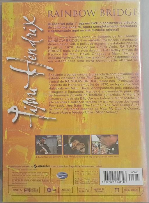 Pack nº 2 de DVD Musicais (Leonard Cohen, Jetro Tull, Aerosmith, etc)