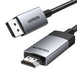 Kabel Ugreen Dp119 Displayport Do Hdmi 4K 60Hz 3M Czarny
