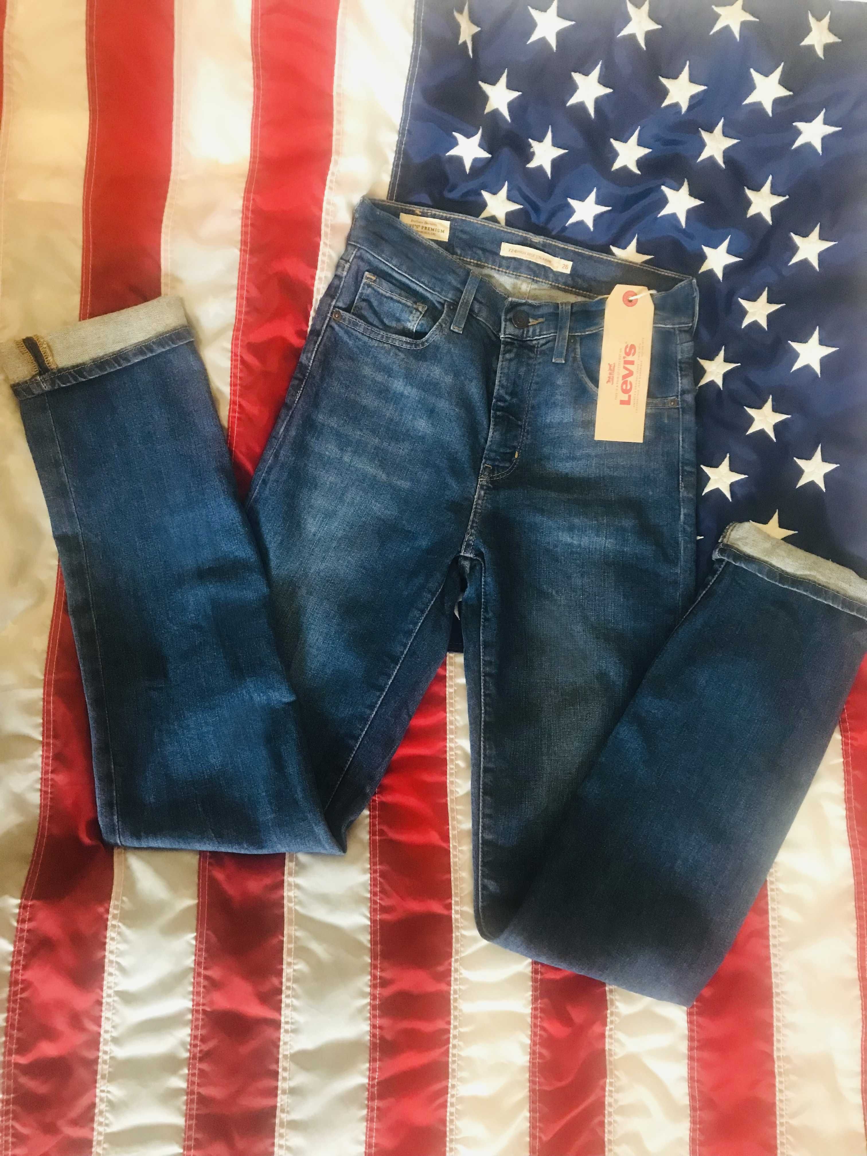 Джинсы Levis Premium USA р.26  на высокий рост