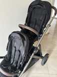 Wozek blizniaczy Cybex gazelle S rama taupe deep black czarny
