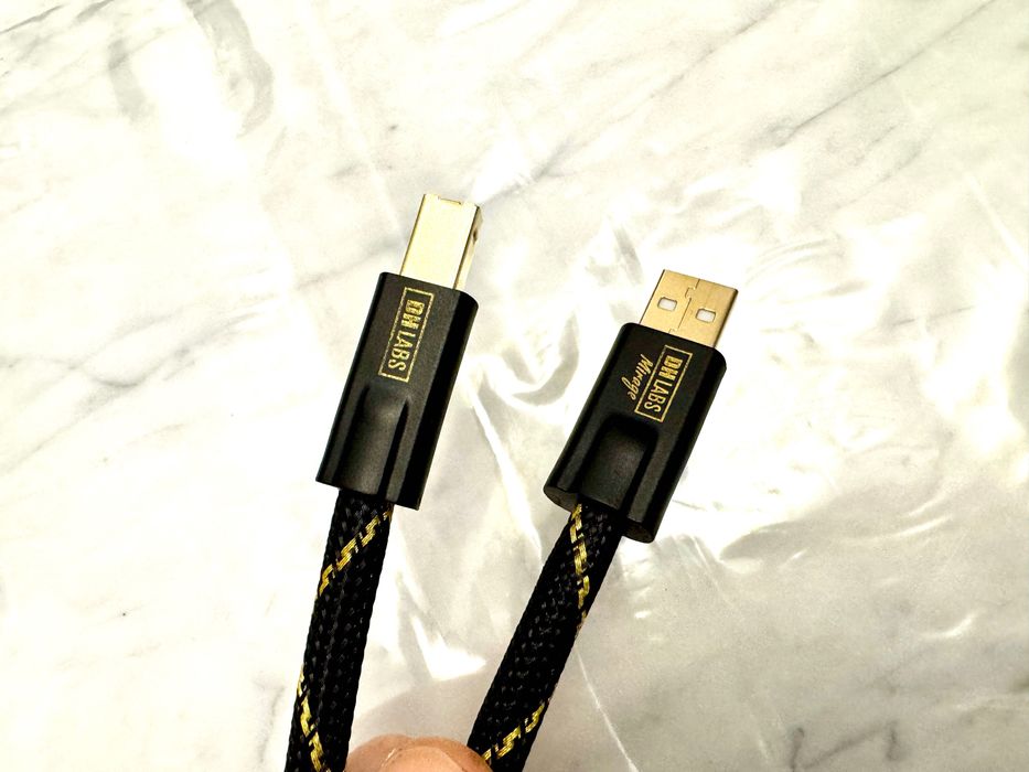 Kabel DH Labs MIRAGE USB 2m A-B Najwyższa Seria Srebro USA Audio HiEnd