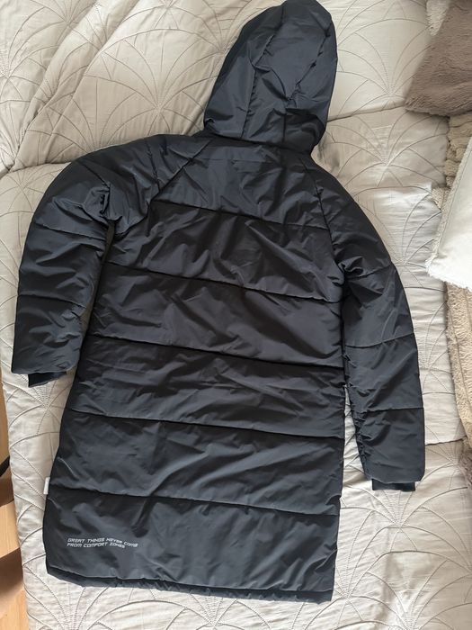Kurtka parka 152 lemon zimowa