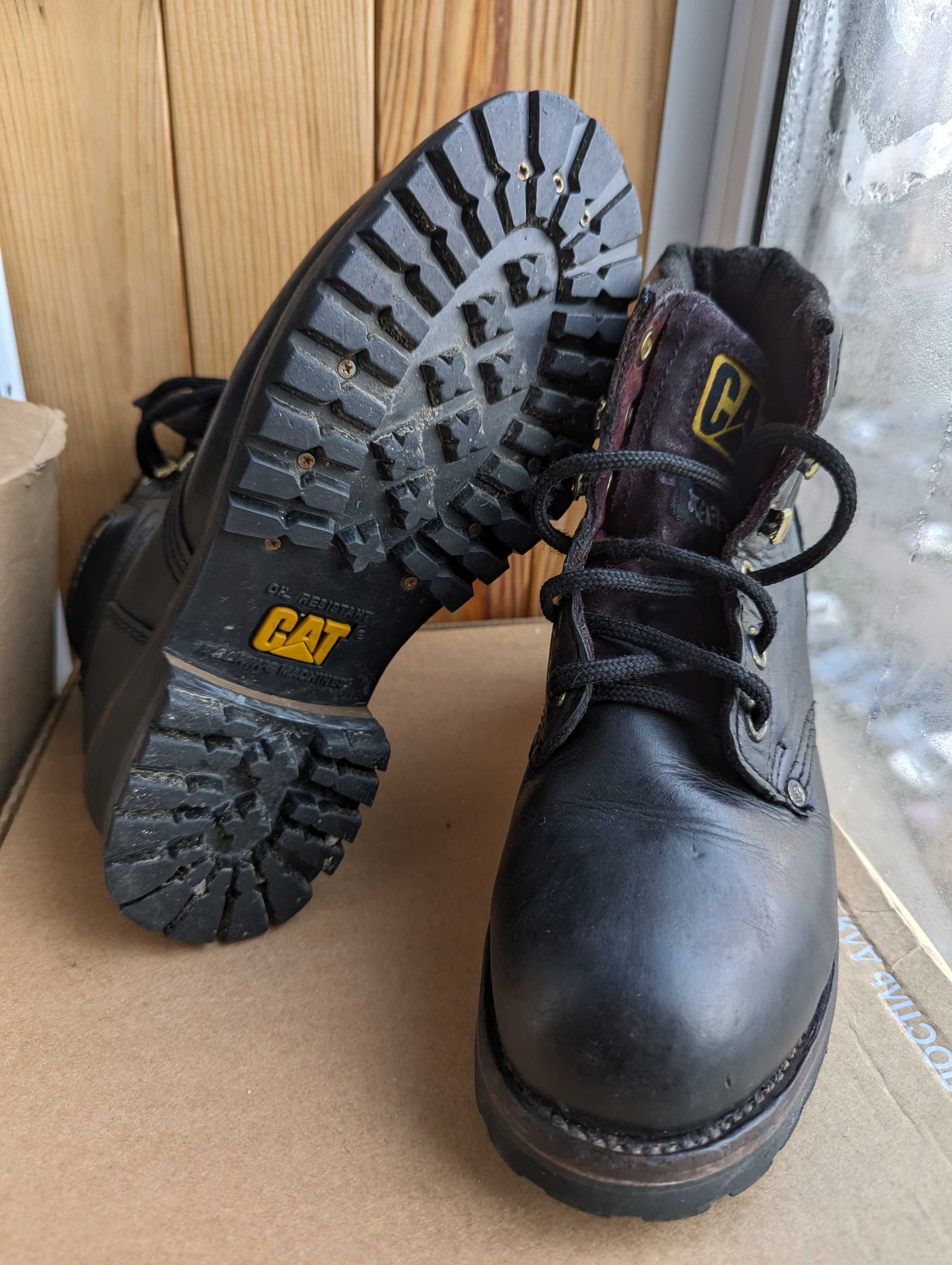Caterpillar 38 розмір CAT черевики шкіряні оригінал ботинки