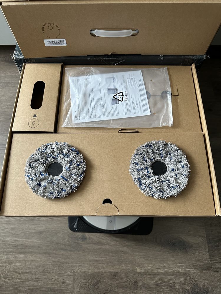 Robot sprzątający EcoVacs Deebot X1 Turbo odkurzacz mop 2w1
