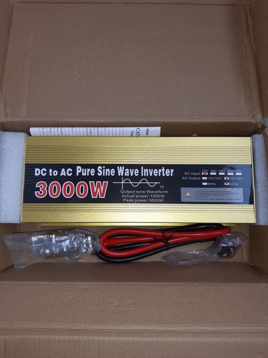 Инвертор 3000/1500ватт рабочих