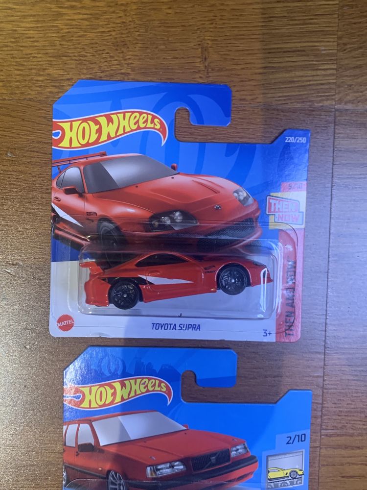 Hot wheels 3 autka toyota supra mk4 Volvo 850 i toyota ae86