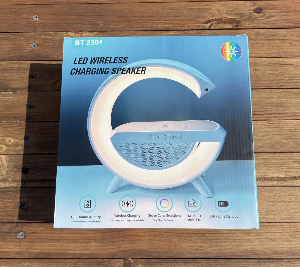 Candeeiro led Bluetooth