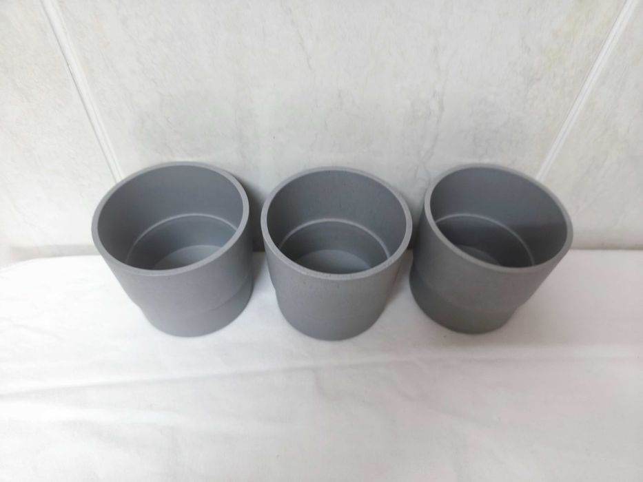 3 vasos pequenos cinzentos - IKEA