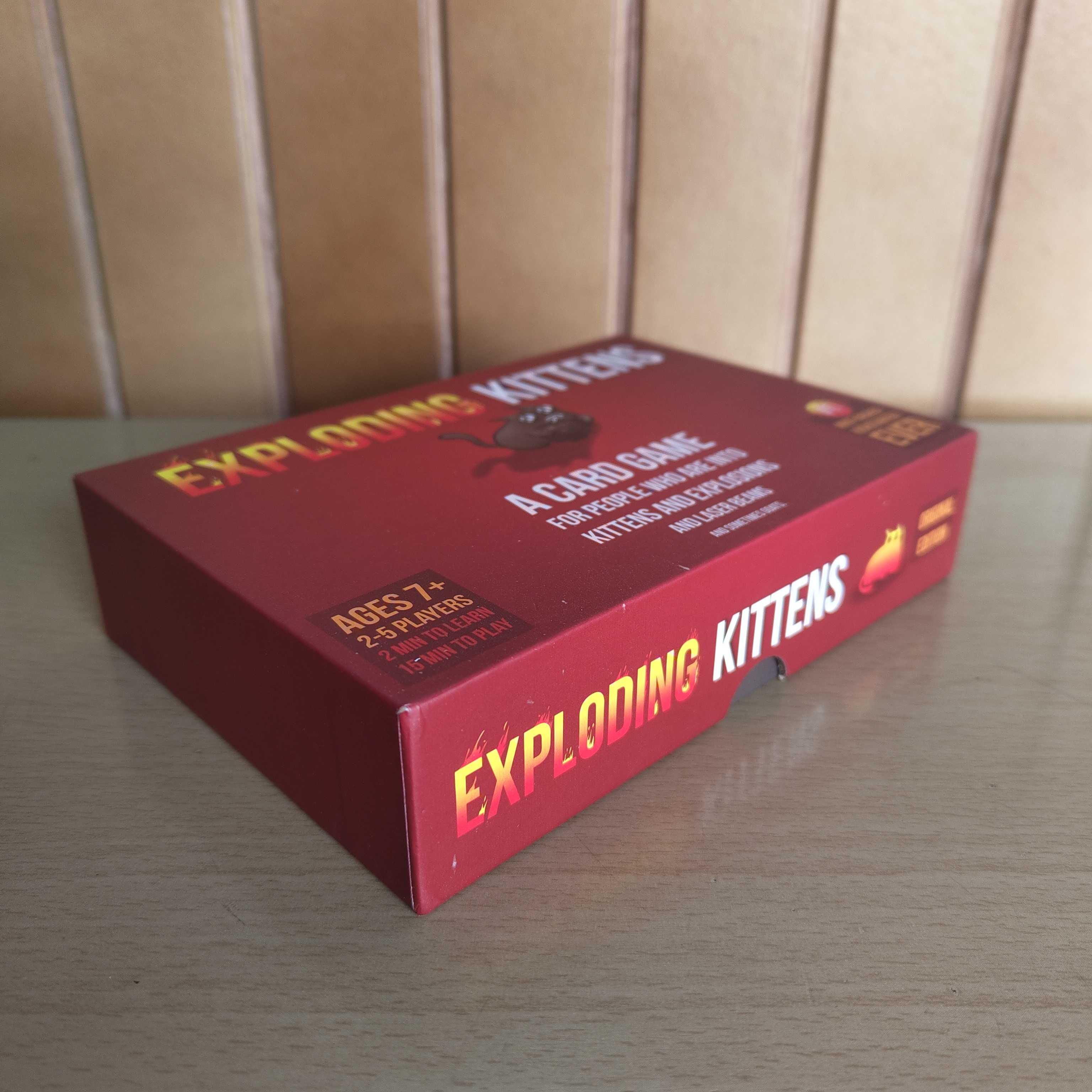 Jogo de Cartas Exploding Kittens - 2 Versões