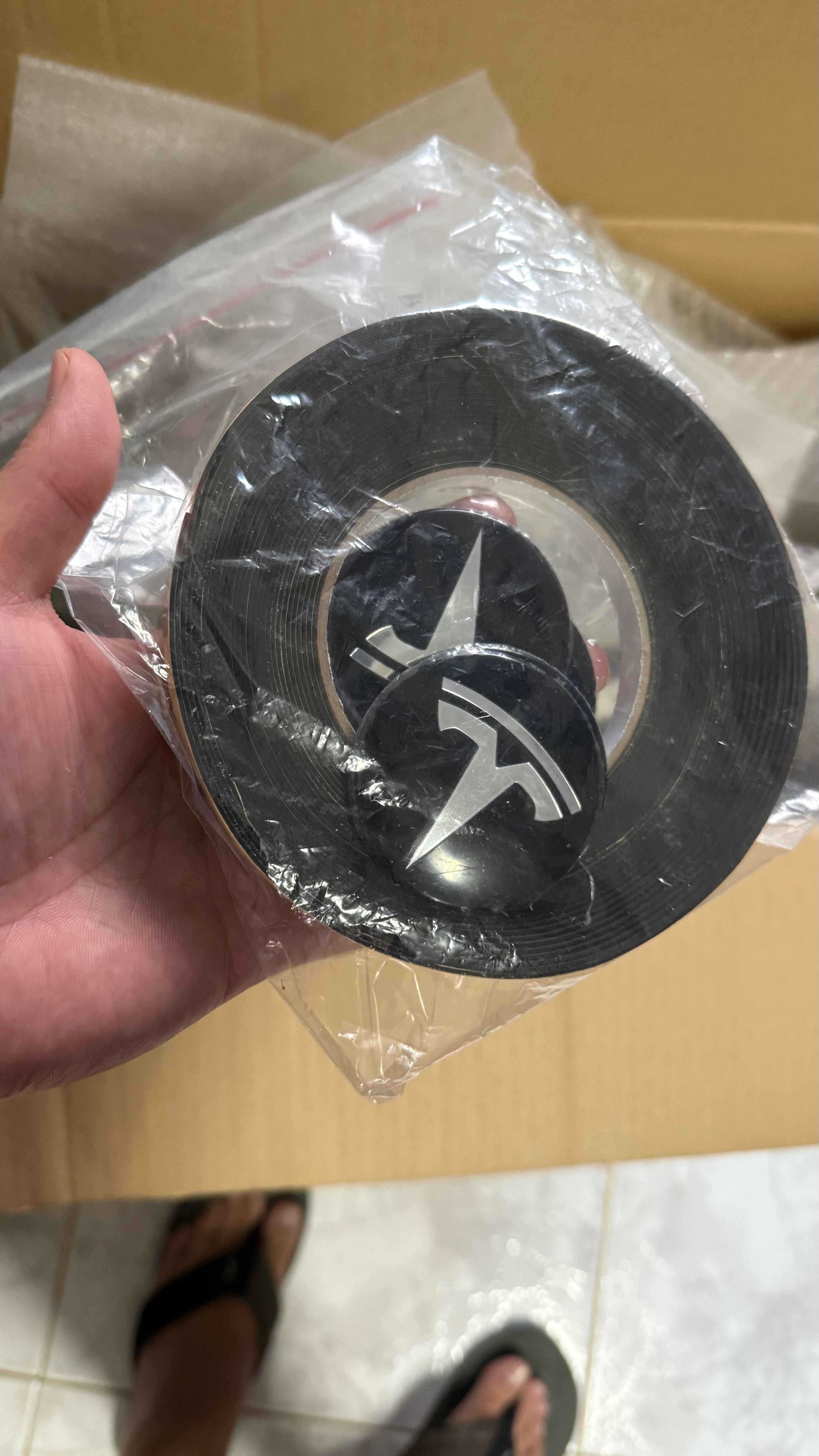 Tampão de roda Tesla