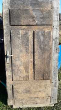 Stare drewniane drzwi, zabytkowe