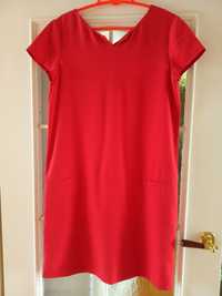 Sukienka czerwona rozmiar M 38 Promod wesele komunia