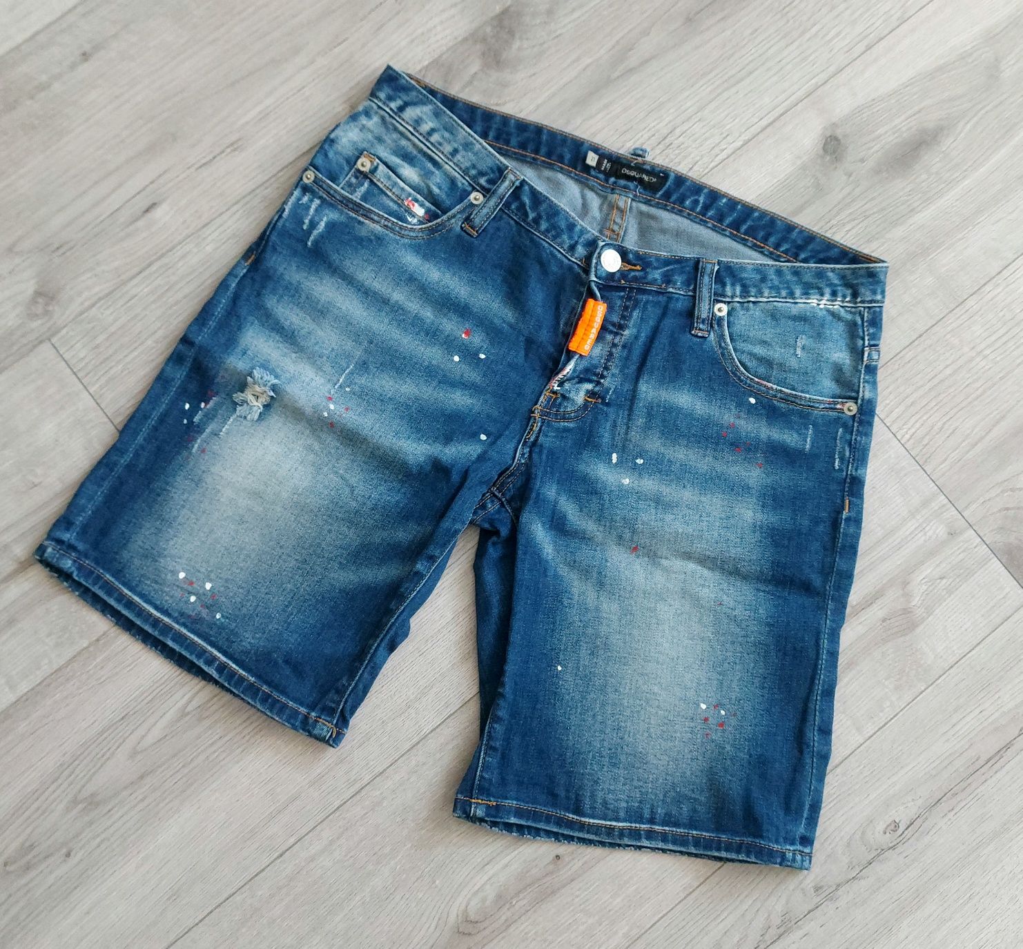 Оригінальні жіночі джинсові шорти Dsquared