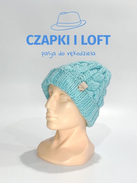 Komin ręcznie robiony na drutach